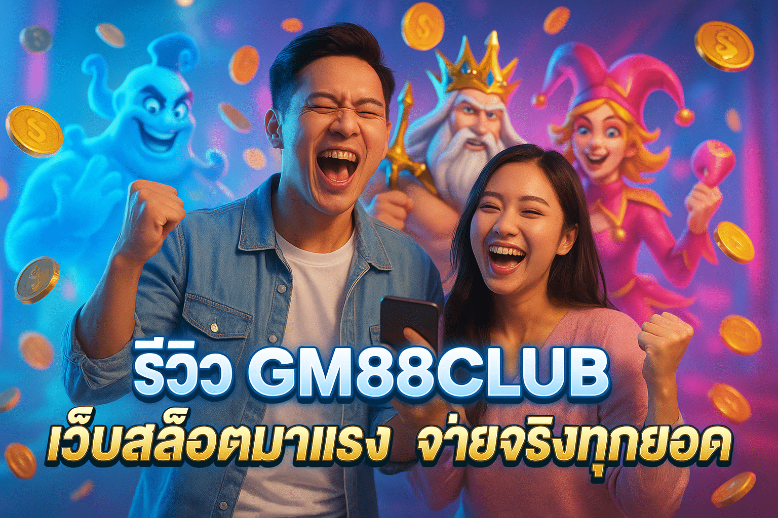 รีวิว GM88CLUB เว็บสล็อตมาแรง จ่ายจริงทุกยอด