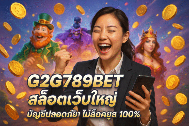 G2G789BET สล็อตเว็บใหญ่ บัญชีปลอดภัย ไม่ล็อคยูส 100%