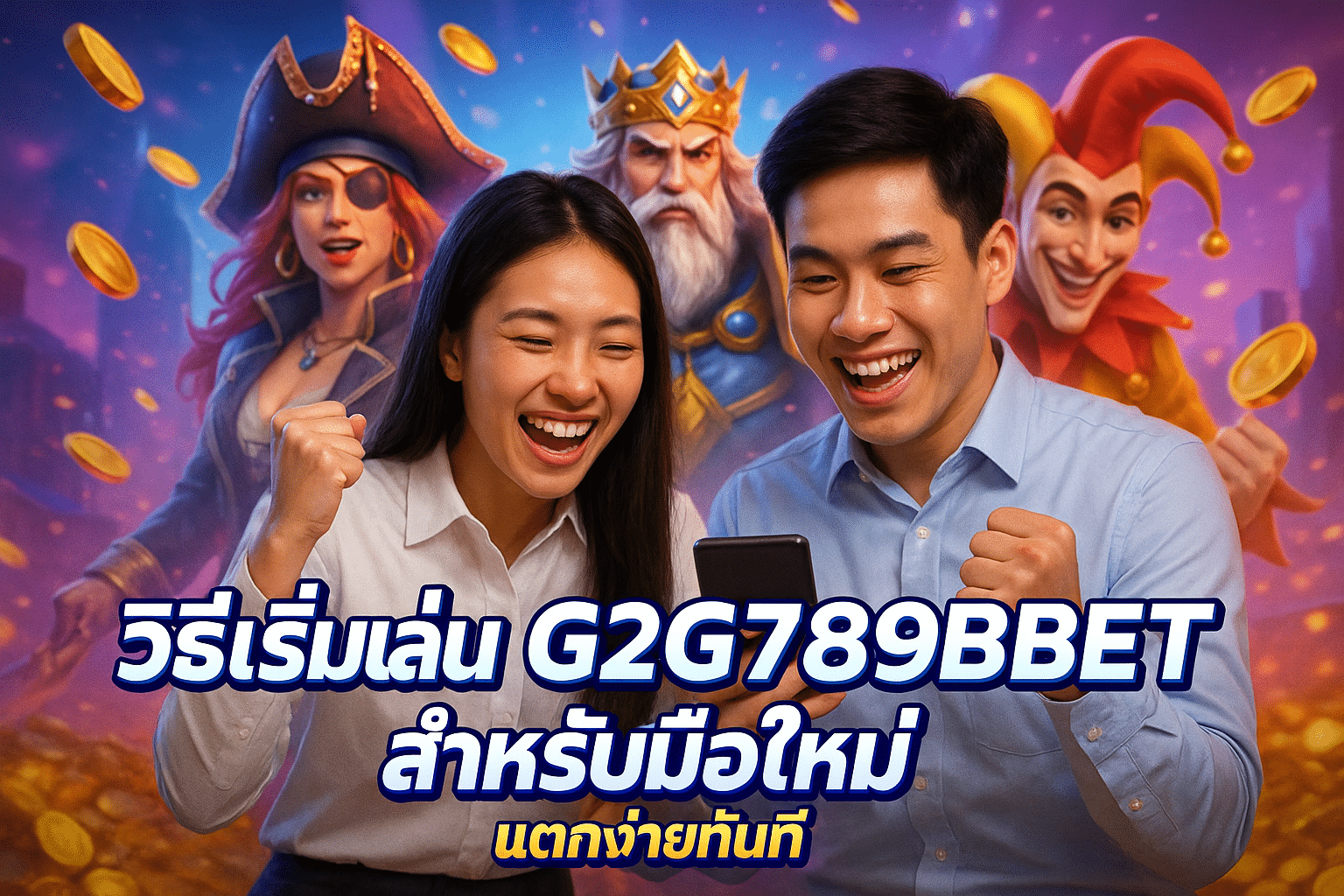 วิธีเริ่มเล่น G2G789BET สำหรับมือใหม่ แตกง่ายทันที