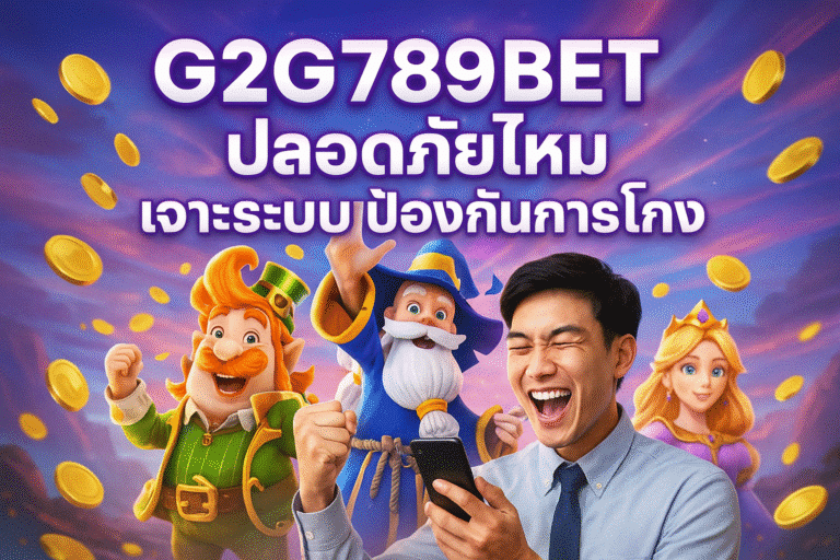 G2G789BET ปลอดภัยไหม เจาะระบบป้องกันการโกง
